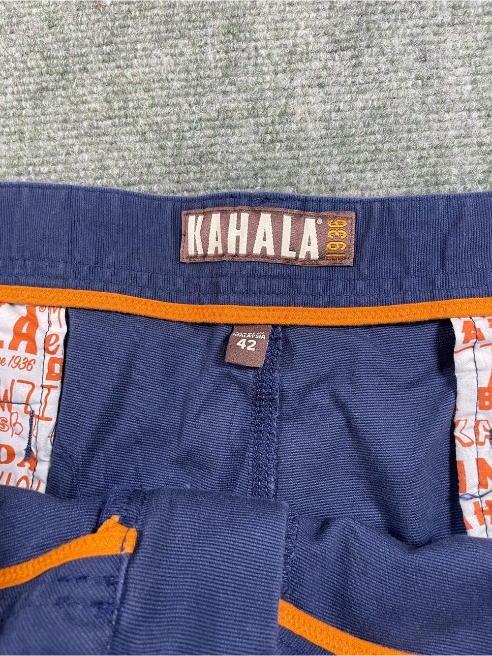 Men's Flat Front Navy‎ Blue Shorts - Lightweight Casual Wear - Picture 2 of 9